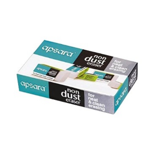 Apsara Staubfreie Radiergummis – 20 Stück, Weich & Schonend Für Papier, Ideal Für Schule & Büro
